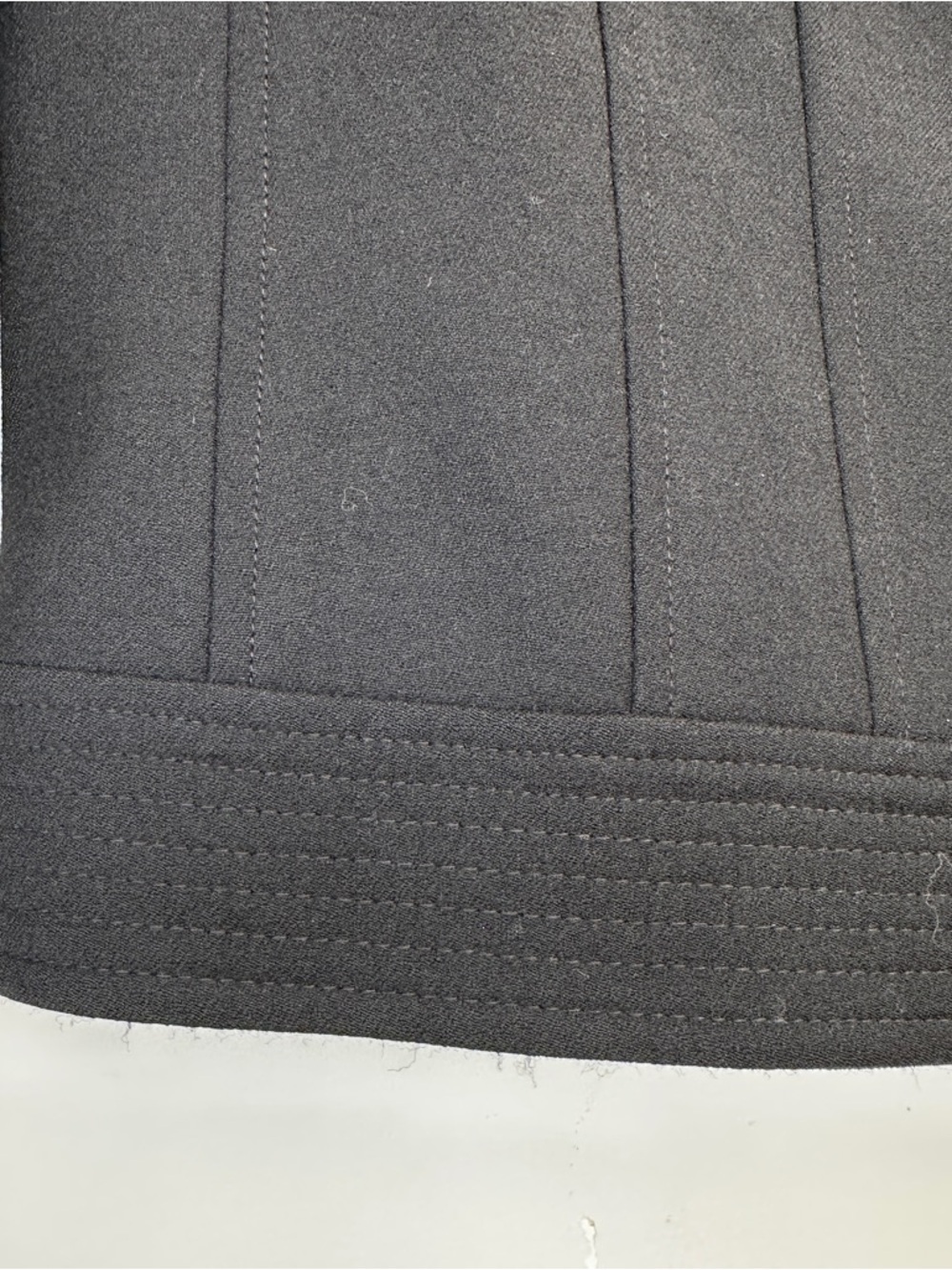 Talbots Tailored Button Front Jacket in a Stretch Wool Blend, Lined - Picture 8 of 14